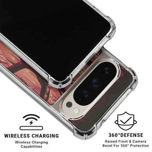 Disney Princess and The Frog Tiana and Dr. Facilier Pixel 9/9 Pro Clear Case